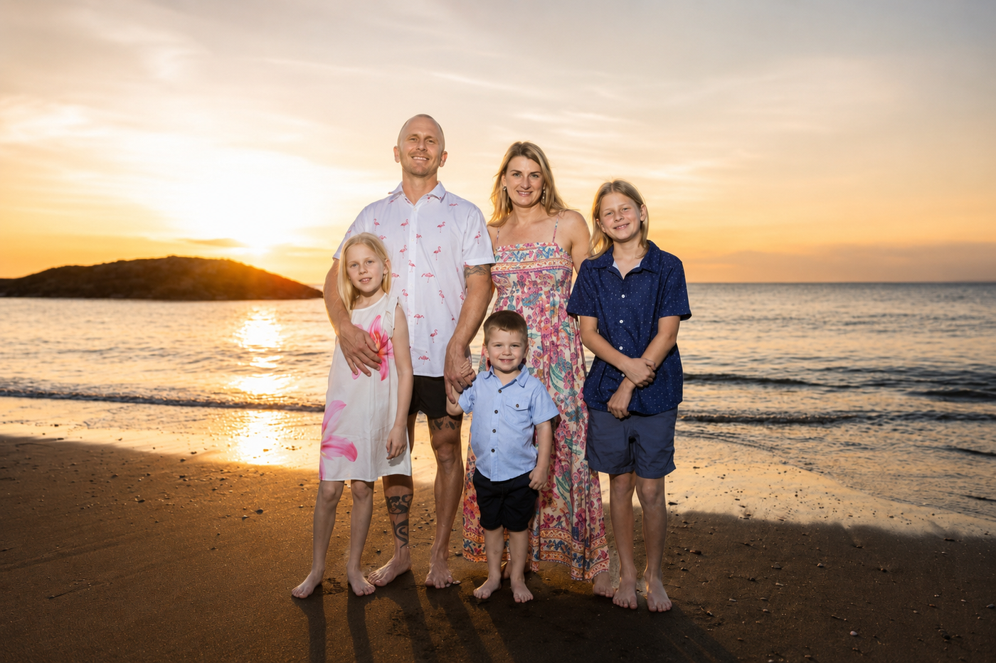Richelle with her family